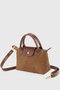 Zoozie Bags Bolsa de Hombro de Ante Tan